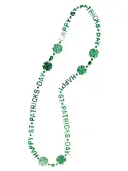 Happy St Patrick's Day Green Beads
