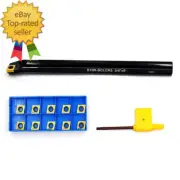 5/8'' X 8''Indexable Boring Bar with 10 Pieces Carbide Inserts CCMT09T304(CCMT32