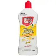 White King Bathroom Gel 750mL Lemon