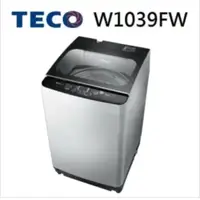 在飛比找環球Online優惠-TECO 東元 定頻單槽洗衣機 10公斤 W1039FW (