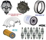 Tune Up Kit Filters Cap Spark Plugs Wire For CHEVY K10 SUBURBAN V8 5.7L;4BBL 75