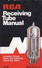 RCA RECEIVING TUBE MANUAL RC-30 1975 PDF