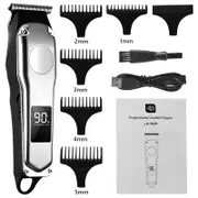 Professional Barber Hair Clipper Rechargeable Electric Cutting Machine Beard Trimmer Shaver Razor for Men Cutter