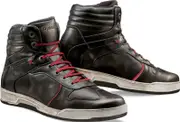 Stylmartin Iron Motorcycle Shoes, black-red, Size 47 for Men Black Red