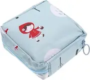GANAZONO Portable Period Storage Bag Multi Function Tampon Holder with Classic Zipper Design Stylish and Lightweight Sanitary Pad Pouch for Convenient Period Pouch for School