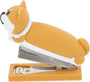 Homoyoyo Puppy Stapler Stapler School Supplies College School Supplies Cute Mini Stationery Stainless Steel Light Brown