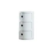 NNEOBA Round Bedside Table - Plastic Bedside