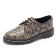 9508AI (NO BOX) scarpa donna DR. MARTENS woman vintage leather purple/gold