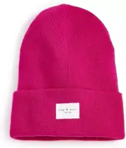 Rag & Bone - Women’s - Icon Beanie - Wool - Pink - Designer - Brand New w/ Tags