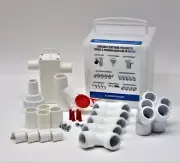 Residential Condensate Drain Line Fittings Hook Up Kit for 3/4" Pipe 21 Pieces