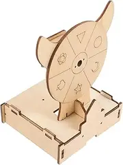 JOINPAYA 1 Set Prize Wheel Roulette Spinning Switch Spinners Wheelbarrow Sliders Color Wheels for The Artist Caster Wheels Training Wheels Drive Turntable Swivel Racing One Wheel Wood