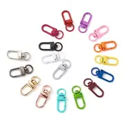 1Set Alloy Swivel Clasps Lanyard Snap Hooks Swivel Lobster Claw Clasps Findings