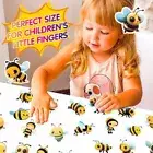 50PCS Animals Little Bee Stickers Cartoon Little Bee PVC Sticker Bee Festival