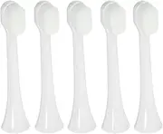 IWOWHERO Electric Toothbrush Replacement Brush Heads 5 Pack Soft Bristle Made of Pp Material Use