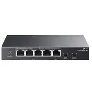 TP-Link TL-SG1005P-PD 5-Port Gigabit Desktop PoE+ Switch with 1-Port PoE++ In and 4-Port PoE+Out (Max 66W) [TL-SG1005P-PD]