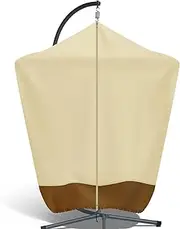 Hanging Hammock Chair Cover 420D Waterproof Hammock Patio Swing Chair Cover Outdoor Hanging Egg Chair Swing Cover with Zipper 19x62 Inch
