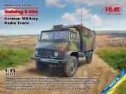 ICM 35137 Unimog S 404 German Military Radio Truck 1/35 plastic model kit