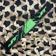NEW JT ProFlex X/ProFlex Authentic Woven Goggle Strap - Lines Black/Green