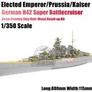 1/350 German Elected Emperor/Prussia/Kaiser H42 Battlecruiser Model+Upgrade Kit