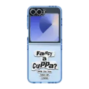Galaxy Z Flip6 Impact Case Fancy A Cuppa Clear - Android Resize