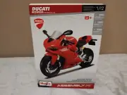 Maisto 1:12 Ducati 1199 Panigale Motorcycle Assembly Line, Brand New.