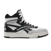 Reebok Bb 4000 II Mid Big Kids Shoes WHT/Black/Pure Grey 2 Junior Sneakers
