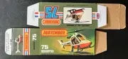 Matchbox Superfast #75 Helicopter ‘77-‘82 Type L Repro Box