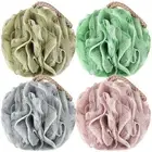 4 Pack Loofah Sponge Cleansing Body Scrubber Exfoliating Bath Sponge