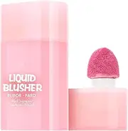 Liquid Blush Stick - Liquid Blush For Cheeks | Sponge | Lightweight For Cheeks | Face Cheek Tint Makeup | Natural Buildable & Blendable Shade | Blusher Wand With Sponge Head