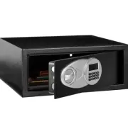 Amazon Basics Steel Security Safe with Programmable Electronic Keypad Lock - Sec