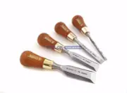 Narex (Made in Czech Rep) 4 pc set 6, 12, 20, 26 mm Butt Woodworking Chisels