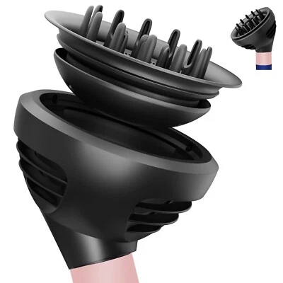 Wave Curl Diffuser Attachment for Dyson Airwrap, Upgraded Hair Diffuser Nozzle
