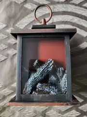 FIREPLACE LANTERN 8.625 INCHES INDOOR USE ONLY NEW Battery Operated