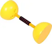 Generic Kids Plastic Weight Hand Dumbbells Hand Weight Lifting Barbell Fitness Exercise Equipment Funny Sport Toy For Toddlers Home Gym Workout Yellow
