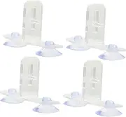 4 Sets Aquarium Divider Board Clips Isolation Suckers for Fish Tank Breeding Durable Transparent Design with Multiple Water for Mixed Breeding and Compartmentalization