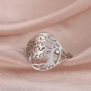 Tree of Life Ring Stainless Steel Ring