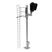 Atlas-Single-Head Modern Hooded Signal - All Scales Signal System -- Left Hand -