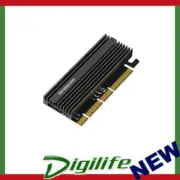 Simplecom EC415B NVMe M.2 SSD to PCIe x4 x8 x16 Expansion Card, Aluminium Heat