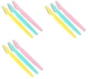 Eyebrow Razor for Face, Neck and Eyebrows, Stainless Steel, 3 Count (3 Pack)