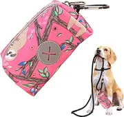 Dog Poop Pickup Bags Holder - Stylish Waste Bag Carrier | Portable Dispenser for Pet Garbage Bags, Durable and Comfortable Cleaning Tool for Walks, Travel and Use