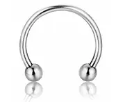 Nose Earring Ear Cartilage Lip Septum Hoop Ring Ball 10mm Horseshoe Piercing