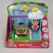 Cocomelon Lane Sunny Splash Swing Playset ~Connects With Playsets~ Ages 3-5 NEW!