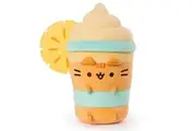 Pusheen - Fruits Pineapple Float, Drink Inspired Plush, Soft Toy, Orange, 24cm Height