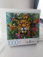 Big Ben 1000 Piece Puzzle "King of the Jungle" MB New