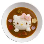 日本製HELLO KITTY 頭型 飯 蔬菜 起司 火腿 海苔 模 模具 咖哩飯 燴飯 壓模