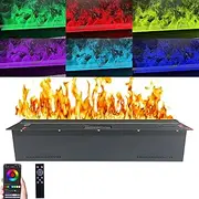 Electric Fireplace, 3D Water Vapor Fireplace, Atomizing Fireplace Recessed Electric Fireplace with App,Remote,Touch Control, Fireplace Humidifier Automatic Water Filling, Automatic Water Filling(150cm