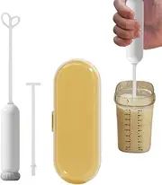 Milk Mixer for Baby Formula, Electric Baby Formula Mixer, Handheld Milk Powder Blender, Baby Milk Powder Mixer, Formula Milk Mixer for Baby, Milk Powder Mixing Tool, Small Electric Milk Mixer, Baby