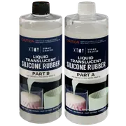 Urban Crafter Translucent Liquid Silicone Rubber 1L Kit (500ml + 500ml)