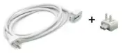 Original APPLE Mag safe AC Power Adapter 6 feet Wall Cord and DUCKHEAD