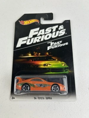 Hot Wheels 2017 Fast & Furious - Brians '94 Toyota Supra W/ Protector Case
